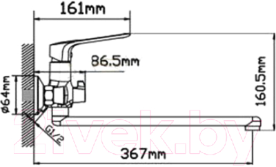 Смеситель Антей Базальт 313535-ANT