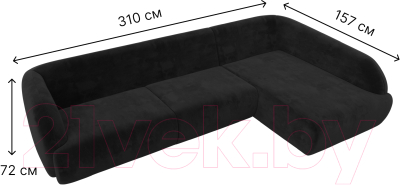 Диван угловой Лига Диванов Лига-041 правый / 122191
