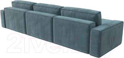 Диван угловой Лига Диванов Прага Классик лонг левый / 121061L