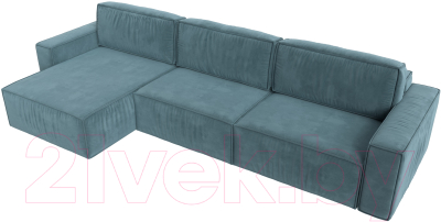 Диван угловой Лига Диванов Прага Классик лонг левый / 121061L