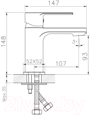 Смеситель Golden Fox Exmoor 10110-FOX