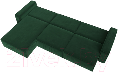 Диван угловой Лига Диванов Прага Классик лонг левый / 121063L