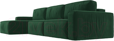 Диван угловой Лига Диванов Прага Классик лонг левый / 121063L