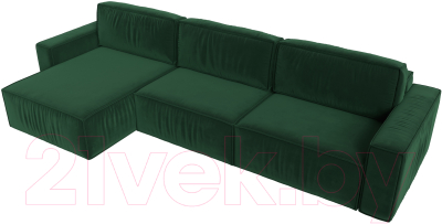 Диван угловой Лига Диванов Прага Классик лонг левый / 121063L