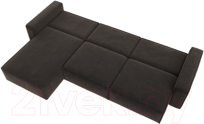 Диван угловой Лига Диванов Прага Классик лонг левый / 121064L