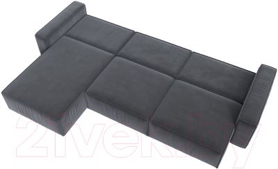 Диван угловой Лига Диванов Прага Классик лонг левый / 121065L