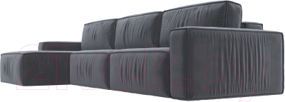 Диван угловой Лига Диванов Прага Классик лонг левый / 121065L