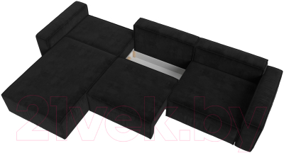 Диван угловой Лига Диванов Прага Классик лонг левый / 121067L