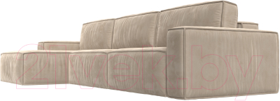 Диван угловой Лига Диванов Прага Классик лонг левый / 121060L