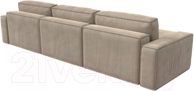 Диван угловой Лига Диванов Прага Классик лонг левый / 121060L