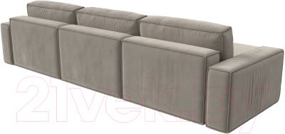 Диван угловой Лига Диванов Прага Классик лонг левый / 121068L