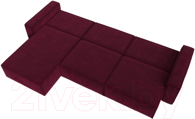 Диван угловой Лига Диванов Прага Классик лонг левый / 121069L