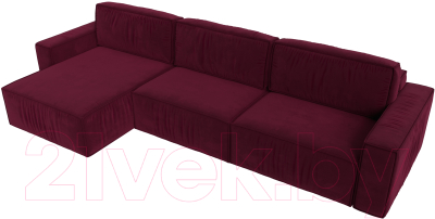 Диван угловой Лига Диванов Прага Классик лонг левый / 121069L