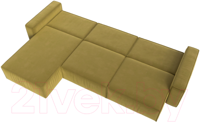 Диван угловой Лига Диванов Прага Классик лонг левый / 121070L