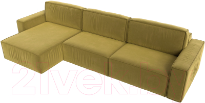 Диван угловой Лига Диванов Прага Классик лонг левый / 121070L
