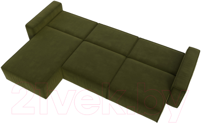 Диван угловой Лига Диванов Прага Классик лонг левый / 121071L