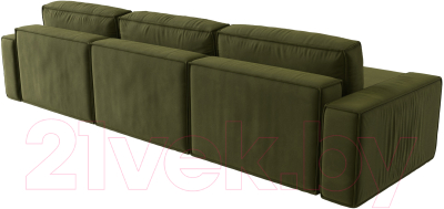 Диван угловой Лига Диванов Прага Классик лонг левый / 121071L