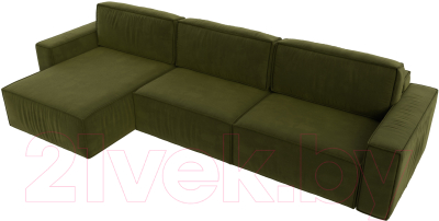 Диван угловой Лига Диванов Прага Классик лонг левый / 121071L