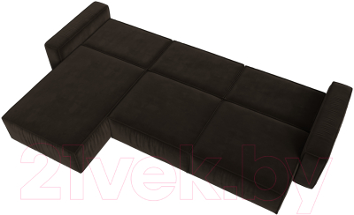 Диван угловой Лига Диванов Прага Классик лонг левый / 121073L