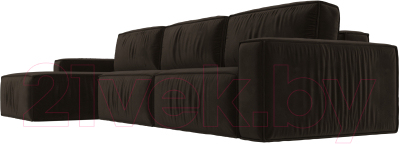 Диван угловой Лига Диванов Прага Классик лонг левый / 121073L