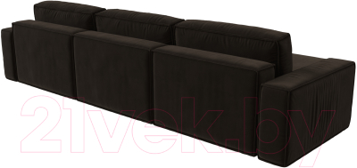 Диван угловой Лига Диванов Прага Классик лонг левый / 121073L