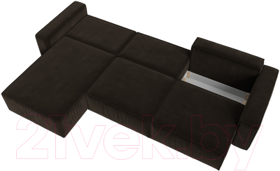 Диван угловой Лига Диванов Прага Классик лонг левый / 121073L