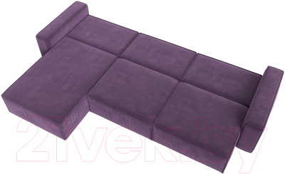 Диван угловой Лига Диванов Прага Классик лонг левый / 121074L