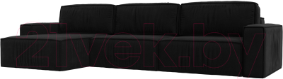 Диван угловой Лига Диванов Прага Классик лонг левый / 121076L - фото
