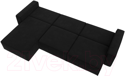 Диван угловой Лига Диванов Прага Классик лонг левый / 121076L