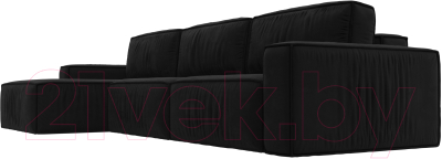 Диван угловой Лига Диванов Прага Классик лонг левый / 121076L