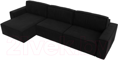 Диван угловой Лига Диванов Прага Классик лонг левый / 121076L