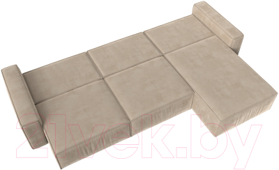 Диван угловой Лига Диванов Прага Классик лонг правый / 121060