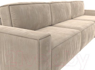 Диван угловой Лига Диванов Прага Классик лонг правый / 121060