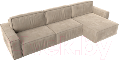 Диван угловой Лига Диванов Прага Классик лонг правый / 121060