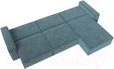 Диван угловой Лига Диванов Прага Классик лонг правый / 121061