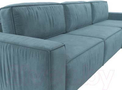 Диван угловой Лига Диванов Прага Классик лонг правый / 121061