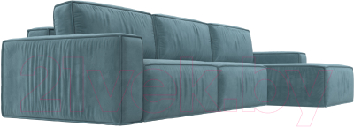 Диван угловой Лига Диванов Прага Классик лонг правый / 121061