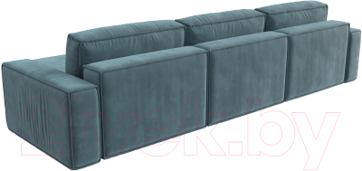 Диван угловой Лига Диванов Прага Классик лонг правый / 121061