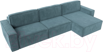 Диван угловой Лига Диванов Прага Классик лонг правый / 121061