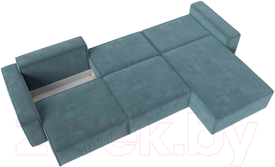 Диван угловой Лига Диванов Прага Классик лонг правый / 121061