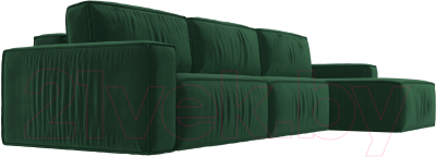 Диван угловой Лига Диванов Прага Классик лонг правый / 121063