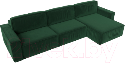Диван угловой Лига Диванов Прага Классик лонг правый / 121063