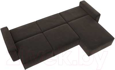 Диван угловой Лига Диванов Прага Классик лонг правый / 121064