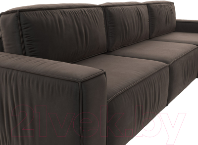 Диван угловой Лига Диванов Прага Классик лонг правый / 121064