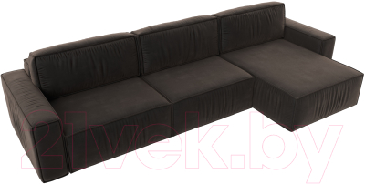 Диван угловой Лига Диванов Прага Классик лонг правый / 121064