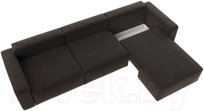 Диван угловой Лига Диванов Прага Классик лонг правый / 121064