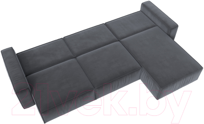 Диван угловой Лига Диванов Прага Классик лонг правый / 121065