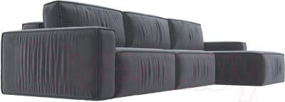 Диван угловой Лига Диванов Прага Классик лонг правый / 121065