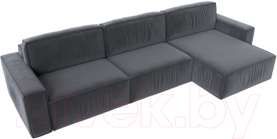 Диван угловой Лига Диванов Прага Классик лонг правый / 121065
