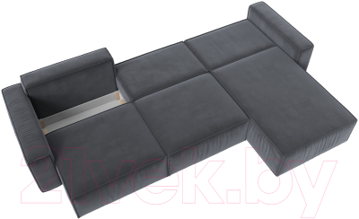 Диван угловой Лига Диванов Прага Классик лонг правый / 121065